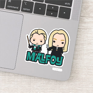 Sticker Draco et Lucius Malfoy personnage art