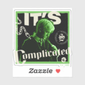Sticker Draco Malfoy - "C'est compliqué" (Feuille)