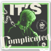 Sticker Draco Malfoy - "C'est compliqué" (Devant)