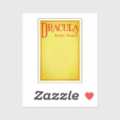 Sticker Dracula Couverture de la première édition (Feuille)