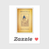 Sticker Dracula Couverture de la première édition américai (Feuille)