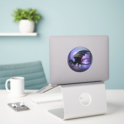 Sticker Dragon (Ordinateur portable sur le bureau)