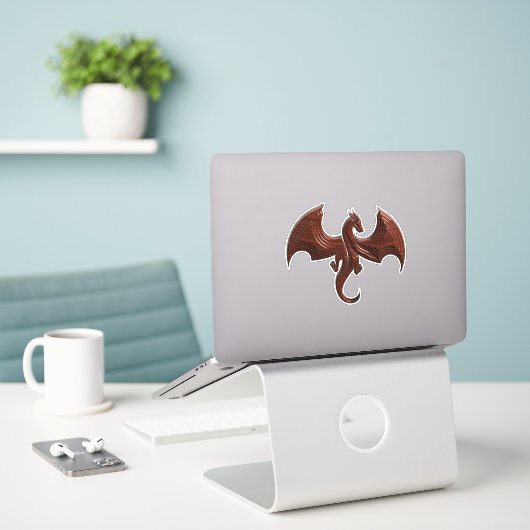 Sticker Dragon (Ordinateur portable sur le bureau)
