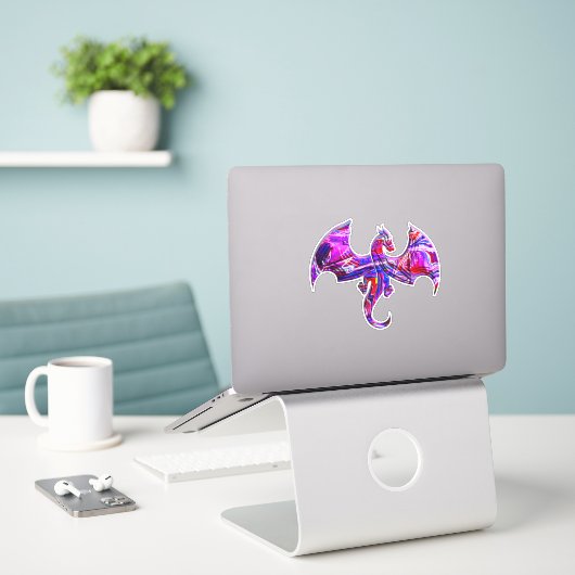 Sticker Dragon (Ordinateur portable sur le bureau)