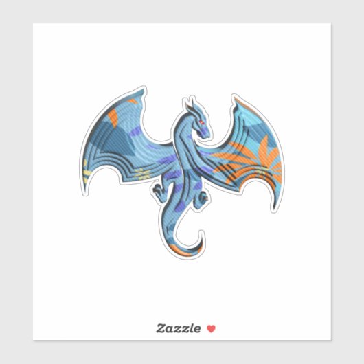Sticker Dragon (Feuille)
