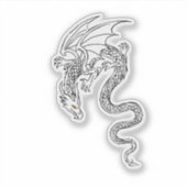 Sticker Dragon Ashwing Créature Mythique Vinyle Découpé (Devant)