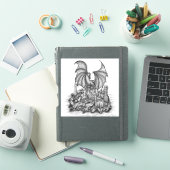 Sticker Dragon avec Zombie (Couverture iPad)