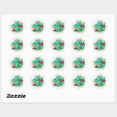 Sticker Dragon Birthstone May Emerald (Feuille)