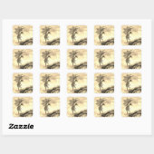 Sticker Dragon carré (Feuille)