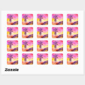 Sticker Dragon carré (Feuille)