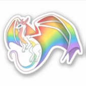 Sticker Dragon de base Rainbow Pride (Devant)