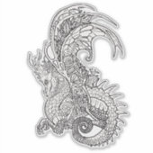 Sticker Dragon de style Art Nouveau (Devant)