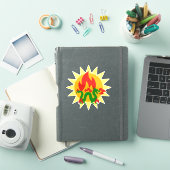 Sticker Dragon flamboyant (Couverture iPad)