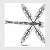 Sticker Dragon Fly de Shifter : A Zie and Dax Novel (Feuille)