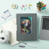 Sticker Dragon Goddess Queen Imaginaire Art (Couverture iPad)