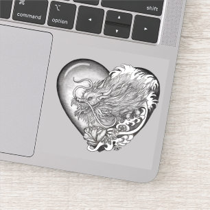 Sticker Dragon Heart