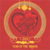 Sticker Dragon Heart, Année du Dragon (Devant)