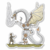 Sticker Dragon mécanique (Devant)