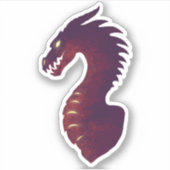 Sticker Dragon médiéval (Devant)