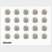 Sticker Dragon Opal Octobre Birthstone (Feuille)