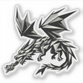 Sticker Dragón poligonal (Devant)
