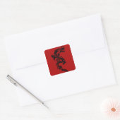Sticker Dragon Rouge (Enveloppe)