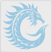 Sticker Dragon Styled Letter C, Dragon Alphabet, Monogram (Devant)