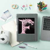 Sticker Dragon Styled Letter F, Dragon Alphabet, Monogram (Couverture iPad)