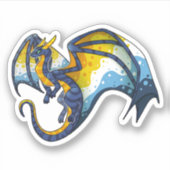 Sticker Dragon "Sunset" Aroace Pride (Devant)