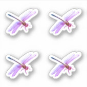 Sticker Dragonflies pourpres (Devant)