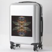 Sticker Dragonfly Abstrait (Sur valise)