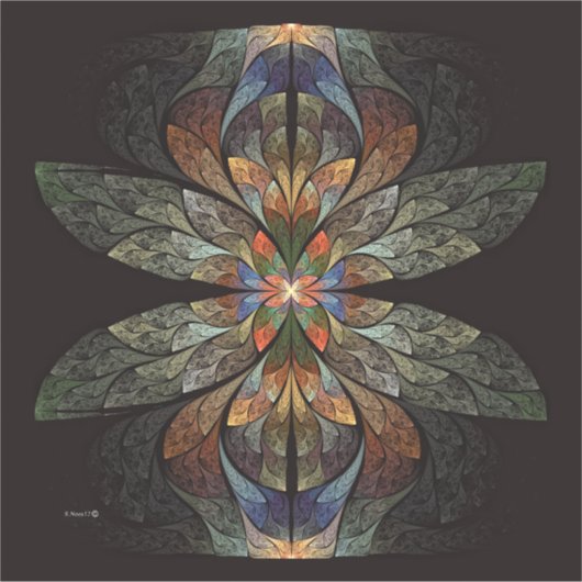 Sticker Dragonfly Abstrait (Devant)