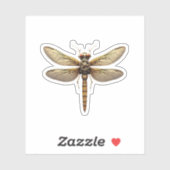 Sticker Dragonfly Animal Art Graphic Dragonfly (Feuille)