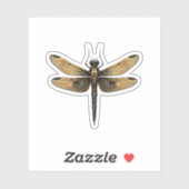 Sticker Dragonfly Animal Art Graphic Dragonfly (1) (Feuille)