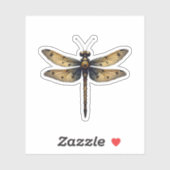 Sticker Dragonfly Animal Art Graphic Dragonfly (3) (Feuille)