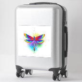 Sticker Dragonfly en arc-en-ciel (Sur valise)