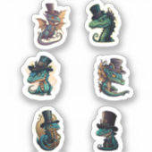 Sticker Dragons dans les chapeaux supérieurs ! (Recto)