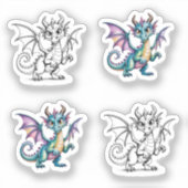 Sticker Dragons, Dragons, Dragons ! (Recto)