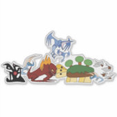 Sticker Dragons Élémentaire (Devant)