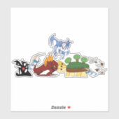 Sticker Dragons Élémentaire (Feuille)