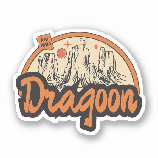Sticker Dragoon, Arizona (Devant)