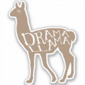 Sticker Drame Lama (Devant)