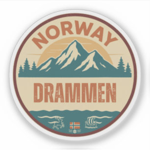 Sticker Drammen, Norvège Norvège