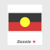 Sticker Drapeau aborigène australien (Feuille)