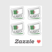 Sticker Drapeau Algérie Pride X (Feuille)