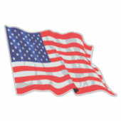 Sticker Drapeau américain (Devant)