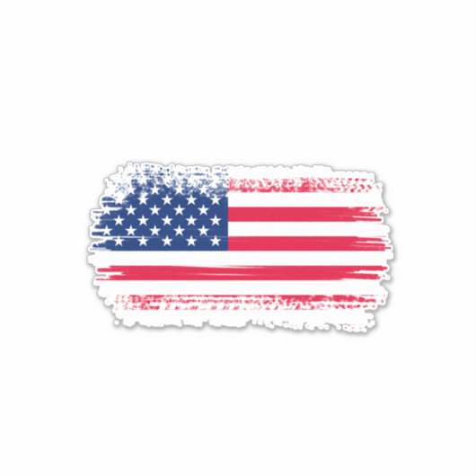 Sticker Drapeau américain (Devant)