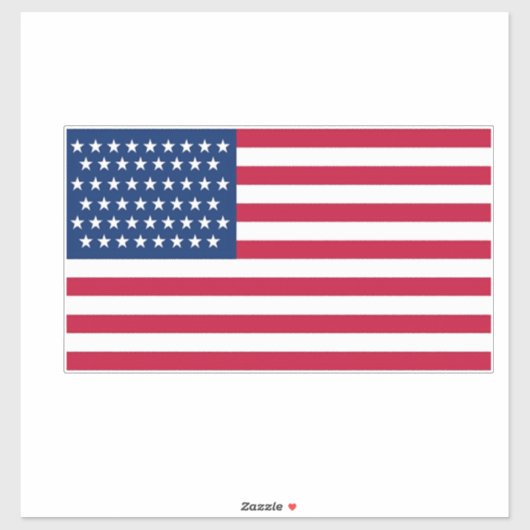 Sticker Drapeau américain (Feuille)