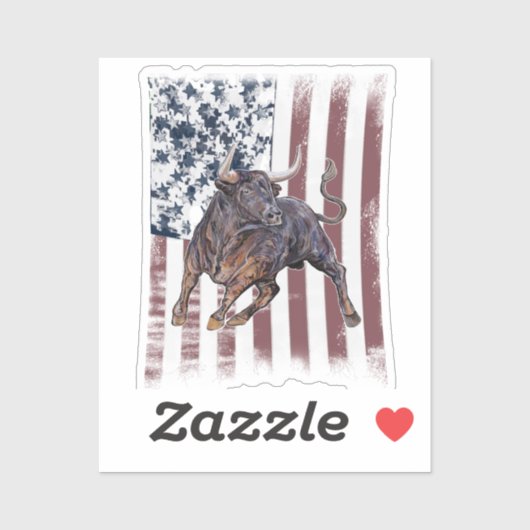 Sticker Drapeau américain (Feuille)