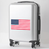 Sticker Drapeau américain 50 étoiles : vieilles étoiles de (Sur valise)